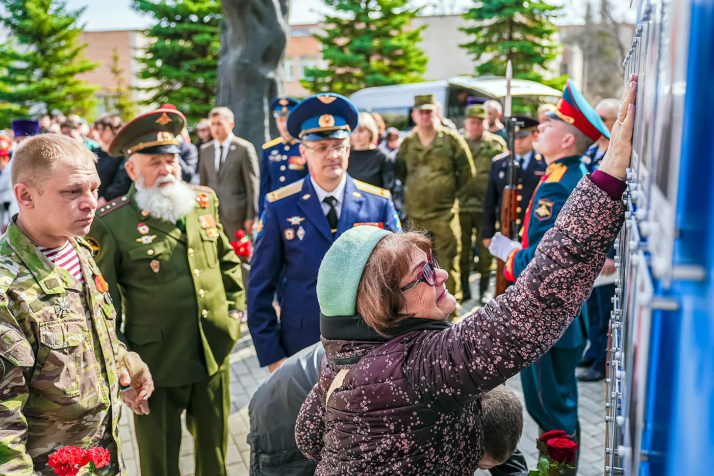 В наукограде Кольцово открыли мемориал в честь павших на СВО